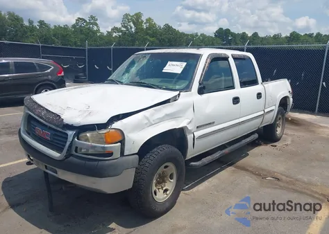 2002 GMC Sierra K2500 Heavy Duty z USA, uszkodzony, nr VIN 1GTHK23U22F188396